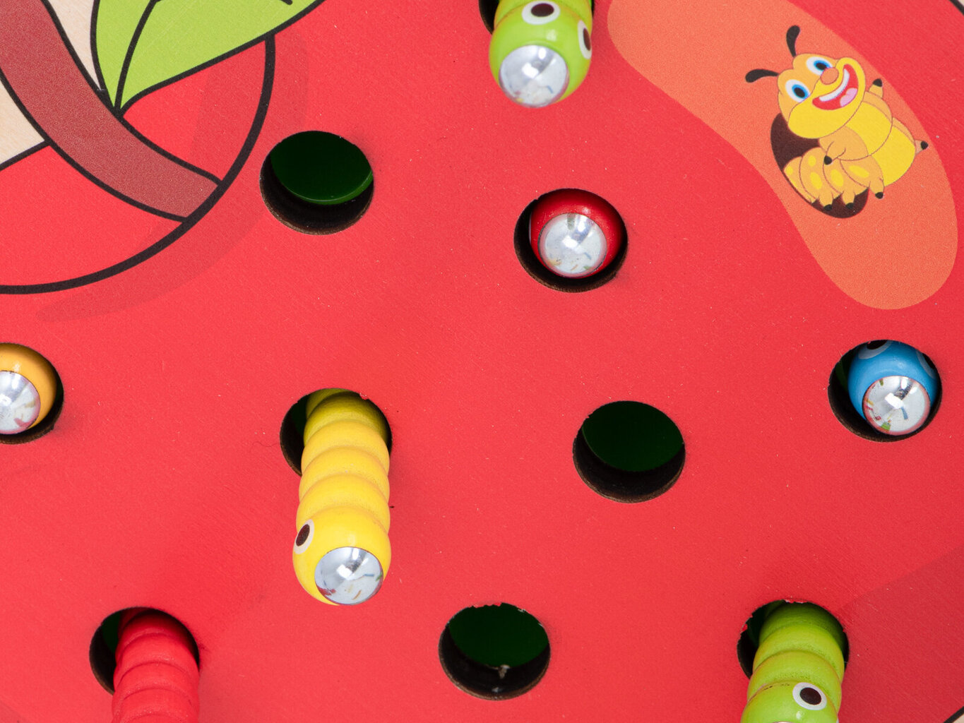 Magnetiline rööbastega puitmaasikas цена и информация | Arendavad mänguasjad | kaup24.ee
