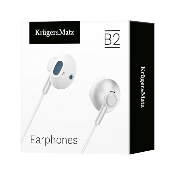 Kruger&Matz KMPB2-W, white hind ja info | Kõrvaklapid | kaup24.ee