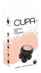 Вибрационный нагревательный вибратор Cupa Warming Mini Massager, 5.5 см, черный цена и информация | Вибраторы | kaup24.ee