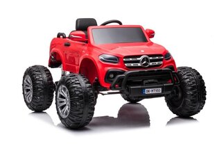 Одноместный детский электромобиль Mercedes DK-MT950 4x4, красный цена и информация | Электромобили для детей | kaup24.ee