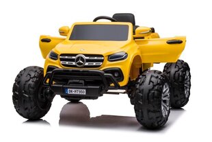 Одноместный детский электромобиль Mercedes DK-MT950 4x4, желтый цена и информация | Электромобили для детей | kaup24.ee