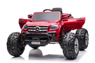 Одноместный детский электромобиль Mercedes DK-MT950 4x4, красный цена и информация | Электромобили для детей | kaup24.ee