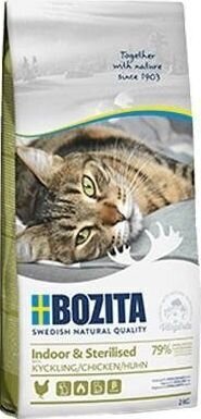 Bozita Indoor & Sterilised Chicken 0,4 kg hind ja info | Kuivtoit kassidele | kaup24.ee