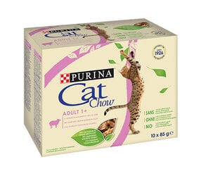 Purina Cat Chow Adult 1+ 85 g konserv kassidele цена и информация | Кошачьи консервы | kaup24.ee