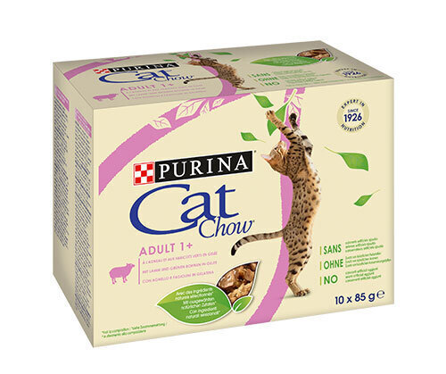 Purina Cat Chow Adult 1+ 85 g konserv kassidele цена и информация | Konservid kassidele | kaup24.ee