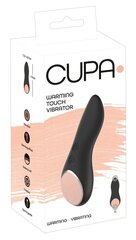Вибрационный нагревательный вибратор Cupa Warming Touch, 13 см, черный цена и информация | Вибраторы | kaup24.ee