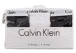 Calvin Klein naiste stringiga, 3 paari, BLACK/WHITE QD3587E WZB 19885 цена и информация | Naiste aluspüksid | kaup24.ee