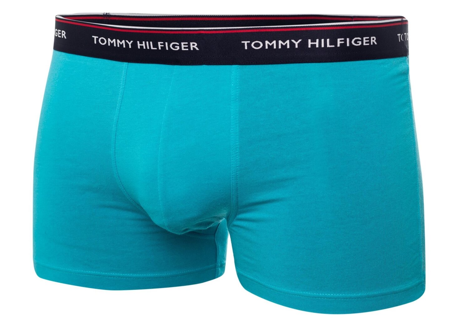 Tommy Hilfiger meeste bokserid, 3 paari BLUE/AQUA/DARK GRAY 1U87903842 0SQ 19296 hind ja info | Meeste aluspesu | kaup24.ee