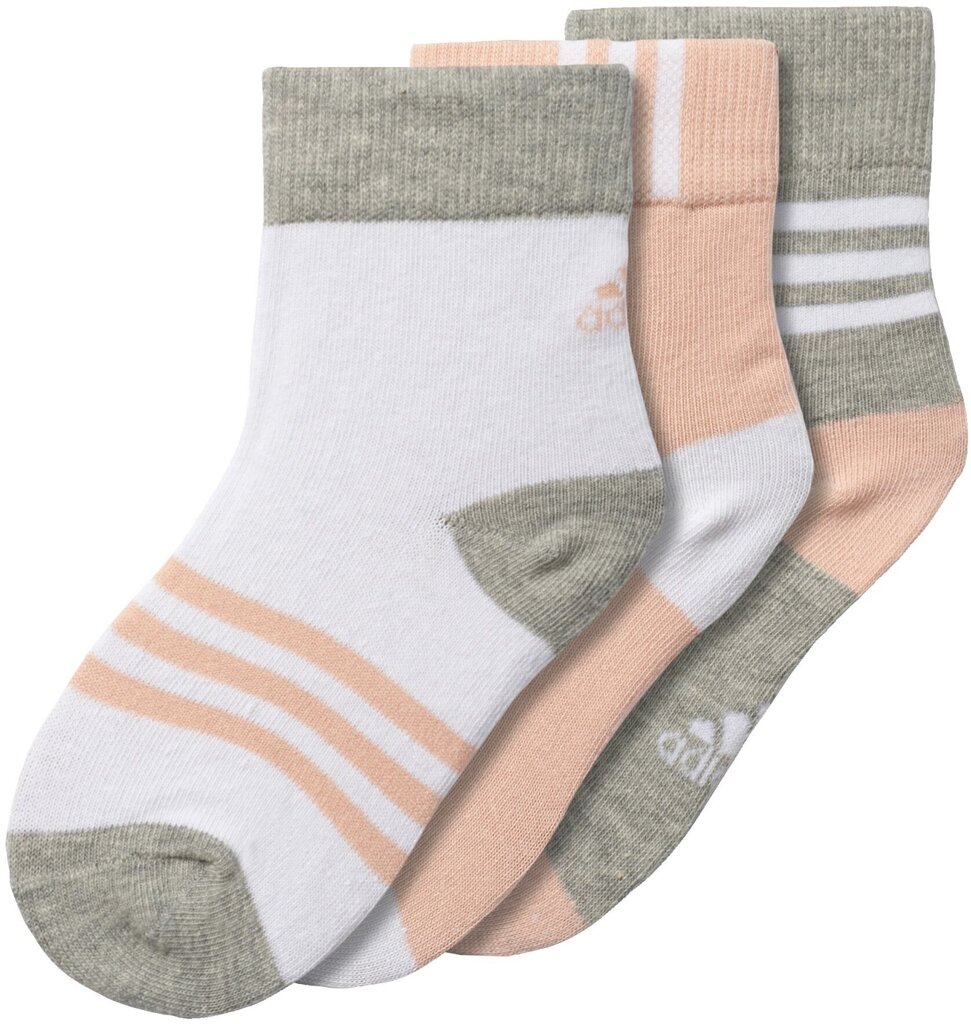 Laste sokid Adidas LK Socks 3PP цена и информация | Tüdrukute sukkpüksid ja sokid | kaup24.ee
