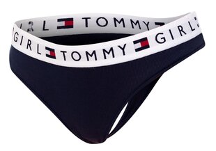 Женские трусики-стринги Tommy Hilfiger THONG NAVY UW0UW01572 416 19911 цена и информация | набор из 3 хлопковых женских трусиков с рисунком | kaup24.ee