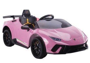 Ühekohaline elektriauto lastele Lamborghini Huracan, roosa цена и информация | Электромобили для детей | kaup24.ee