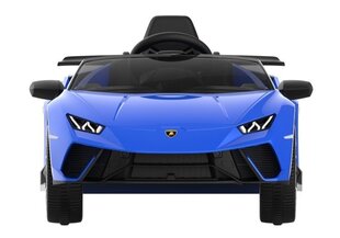 Ühekohaline elektriauto lastele Lamborghini Huracan, sinine цена и информация | Электромобили для детей | kaup24.ee