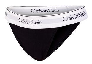 Naiste bikiinipüksid Calvin Klein HIGH LEG TANGA BLACK 000QF4977A 001 19965 цена и информация | Трусики | kaup24.ee