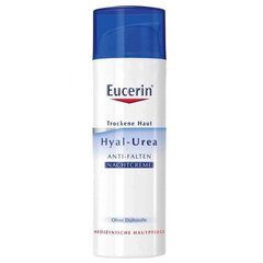 Ночной крем для сухой кожи EUCERIN Hyal-Urea, 50 мл цена и информация | Кремы, лосьоны для тела | kaup24.ee