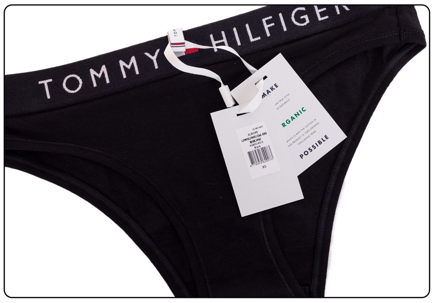 Tommy Hilfiger naiste bikiinipüksid BIKINI BLACK UW0UW01566 990 19899 hind ja info | Naiste aluspüksid | kaup24.ee