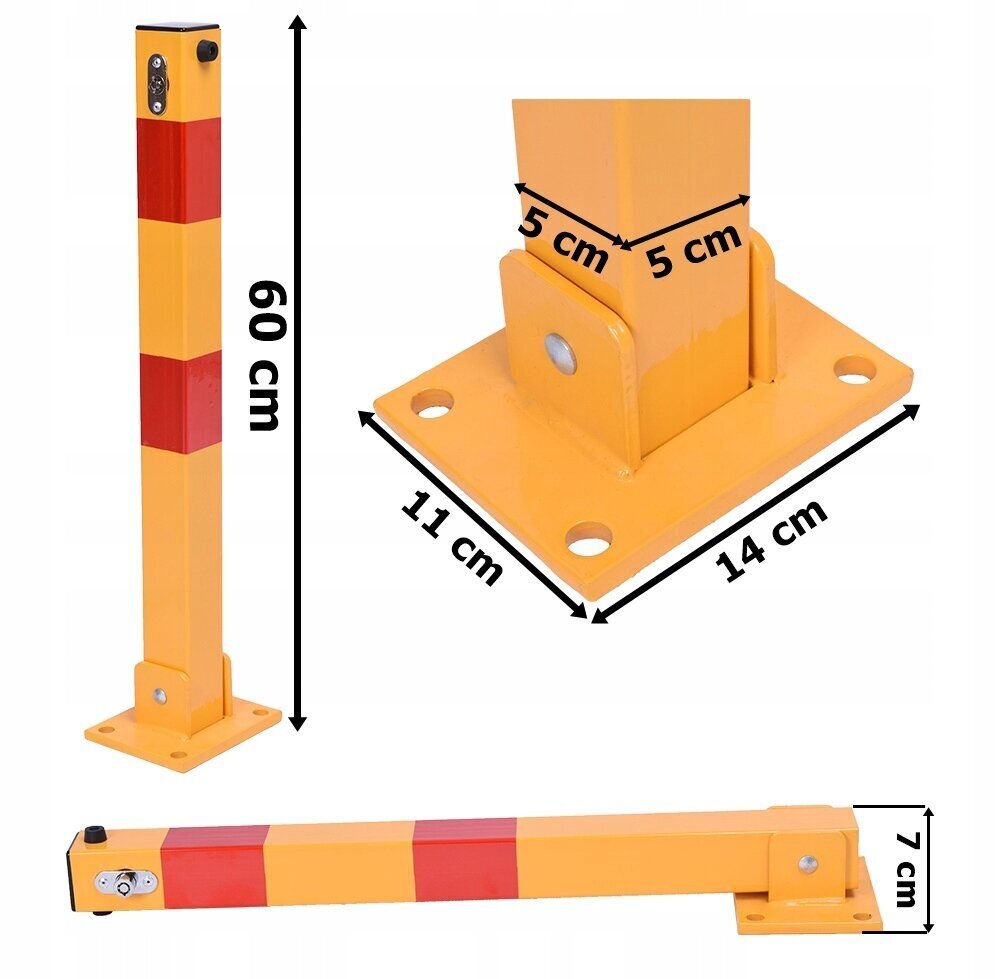 Parkimisplokk 60 cm - post hind ja info | Lisaseadmed | kaup24.ee