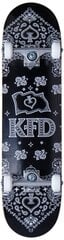 Скейтборд
8 "KFD Bandana Complete, черный цена и информация | Скейтборды | kaup24.ee