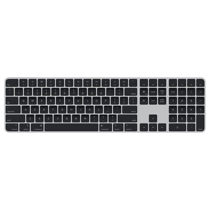 Magic Keyboard with Touch ID and Numeric Keypad for Mac models with Apple silicon - Black Keys - Russian - MMMR3RS/A hind ja info | Klaviatuurid | kaup24.ee