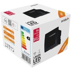 Välisvalgusti Avide süvistatav Lagos Led 3W NW IP54, 9 cm цена и информация | Уличное освещение | kaup24.ee