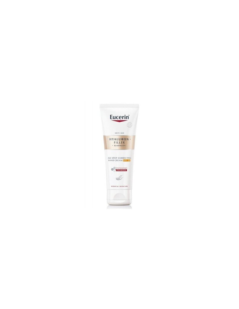 Eucerin Noorendav kätekreem Hyaluron-Filler + Elasticity SPF 30 (Hand Cream) 75 ml hind ja info | Kehakreemid, kehaspreid | kaup24.ee