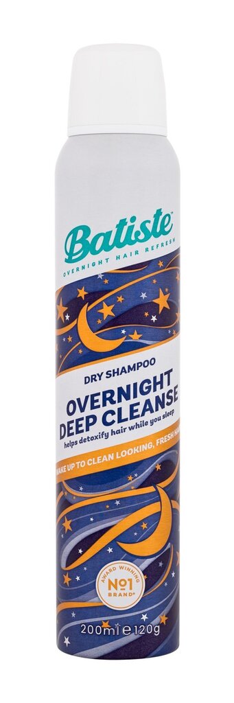 Kuivšampoon Batiste Overnight Deep Cleanse, 200 ml hind ja info | Šampoonid | kaup24.ee