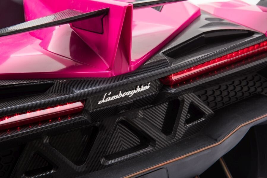 Kahekordne elektriauto lastele Lamborghini Veneno, roosa hind ja info | Laste elektriautod | kaup24.ee