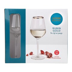 RUBIN GOLD VALGEVEINITAS 370 ML 6tk цена и информация | Стаканы, фужеры, кувшины | kaup24.ee