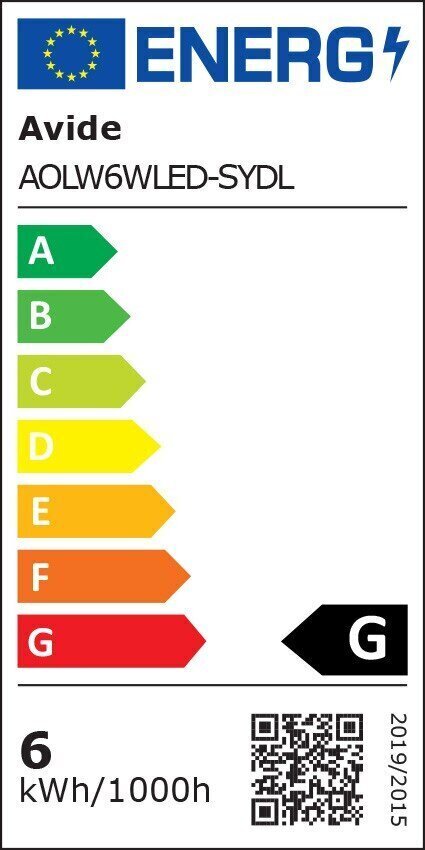 Välisvalgusti Avide seinale kinnitatav Sydney Led 6W NW IP6, 20 cm цена и информация | Aia- ja õuevalgustid | kaup24.ee