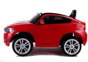 Ühekohaline elektriauto lastele BMW X6, punane hind ja info | Laste elektriautod | kaup24.ee