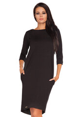 Naiste kleit Tessita Halina, puuvillane, must hind ja info | Kleidid | kaup24.ee