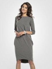 Naiste kleit Tessita T298, puuvillane, hall hind ja info | Kleidid | kaup24.ee