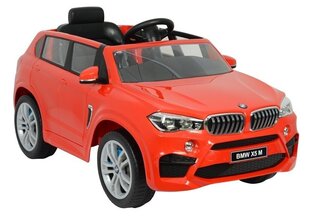 Одноместный электромобиль для детей BMW X5 M, красный цена и информация | Электромобили для детей | kaup24.ee