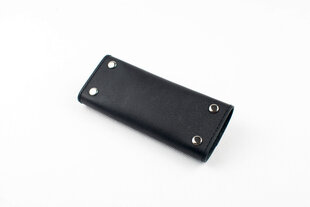 Кожаный кошелек для ключей |черный | Loemi цена и информация | Мужские кошельки | kaup24.ee