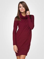 Naiste kleit Tessita T198, puuvillane, bordoopunane hind ja info | Kleidid | kaup24.ee