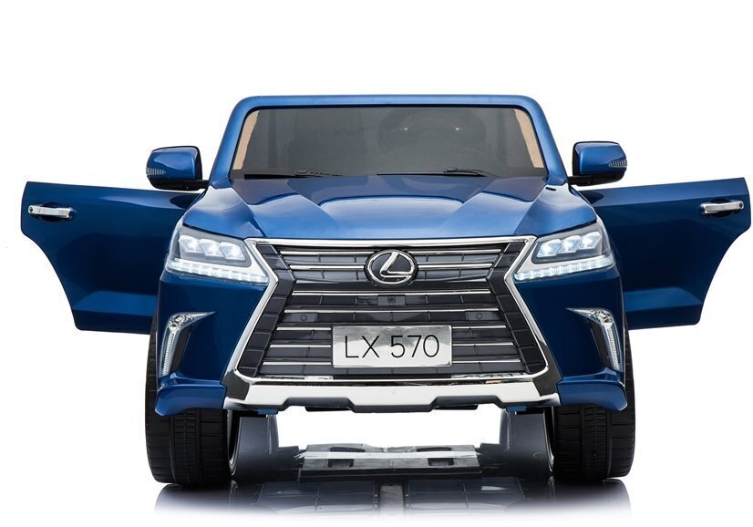 Kahekohaline laste elektriauto Lexus DK-LX570, sinine läikiv цена и информация | Laste elektriautod | kaup24.ee