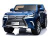 Kahekohaline laste elektriauto Lexus DK-LX570, sinine läikiv цена и информация | Laste elektriautod | kaup24.ee