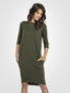 Naiste kleit Tessita, puuvillane, roheline hind ja info | Kleidid | kaup24.ee