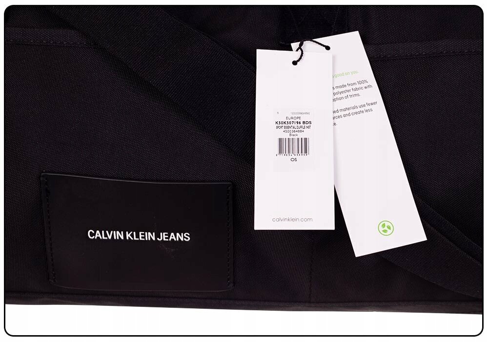 JÕUSAALIKOTT CALVIN KLEIN SPORT ESSENTIAL DUFFLE INST, MUST K50K507196 BDS цена и информация | Spordikotid, seljakotid | kaup24.ee