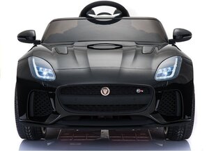 Ühekohaline elektriauto lastele Jaguar F-Type, läikiv must hind ja info | Laste elektriautod | kaup24.ee