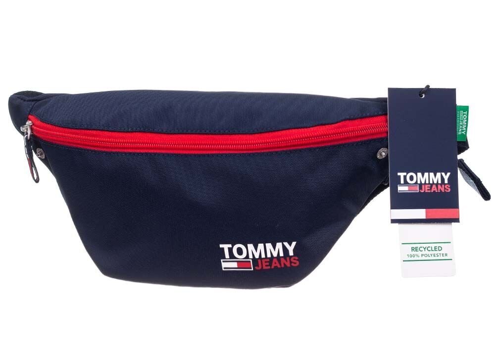 TOMMY HILFIGER TJM CAMPUS BUMBAG VÖÖKOTT, TUMESININE AM0AM07501 C87 hind ja info | Meeste vöökotid, õlakotid | kaup24.ee