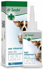 Kõrvapuhastusvahend koertele ja kassidele Dr Seidel, 75 ml hind ja info | Toidulisandid ja parasiitide vastased tooted | kaup24.ee
