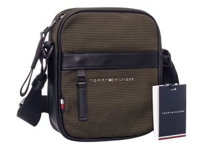 Сумка через плечо Tommy Hilfiger ELEVATED NYLON MINI REPORTER, темно-зеленая, AM0AM06472 MSH цена и информация | Мужские сумки | kaup24.ee