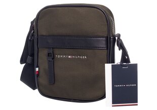 Сумка через плечо Tommy Hilfiger ELEVATED NYLON MINI REPORTER, темно-зеленая, AM0AM06472 MSH цена и информация | Мужские сумки | kaup24.ee