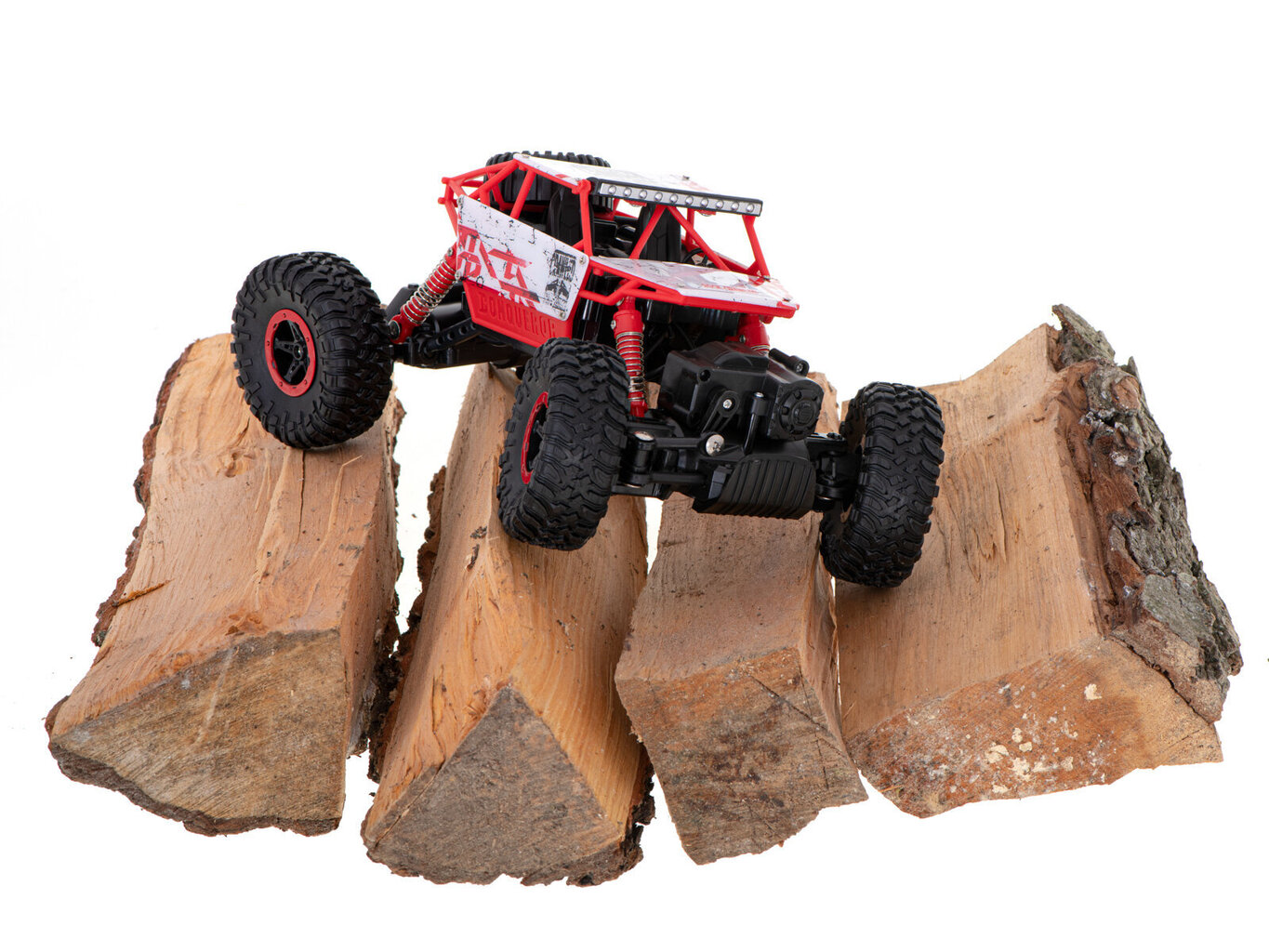 RC Rock Crawler HB 2.4GHz 1:18 punane auto hind ja info | Poiste mänguasjad | kaup24.ee