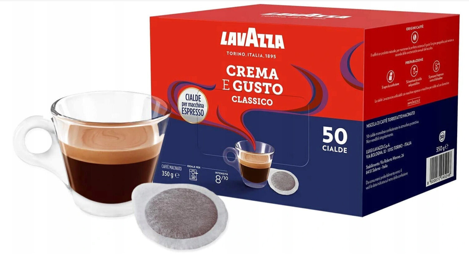 Kohvikapslid Lavazza Crema & Gusto Classico ESE / 4, 50 tk. цена и информация | Kohv, kakao | kaup24.ee