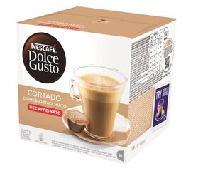 Кофейные капсулы Decaffeinated coffee Nescafe Dolce Gusto Espresso Cortado Decafeinato, 16 шт. цена и информация | Kohv, kakao | kaup24.ee