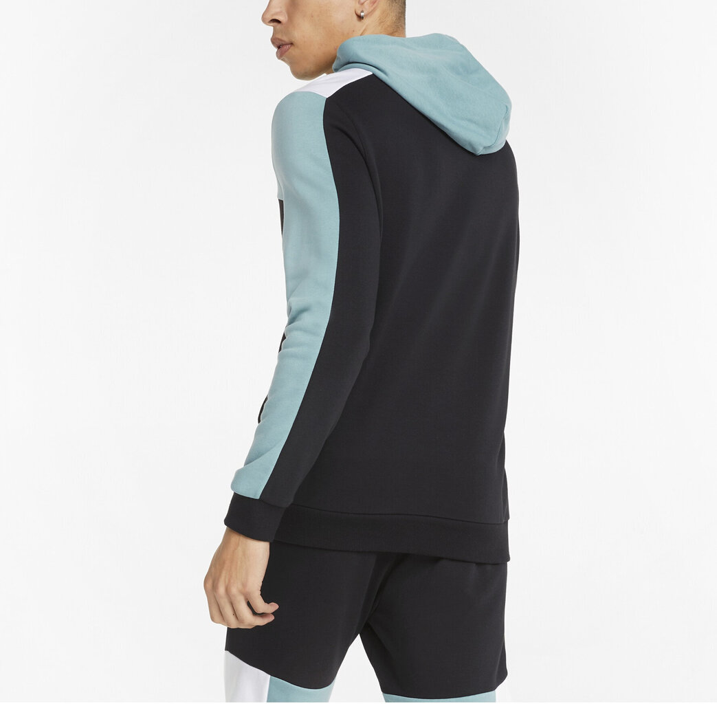 Puma Džemprid Ess+ Block Hoodie Black Mint 847428 50 847428 50/M цена и информация | Meeste pusad | kaup24.ee