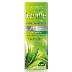 Depileerimiskreem tundlikule nahale Bielenda Vanity Aloes 100 ml цена и информация | Средства для депиляции | kaup24.ee