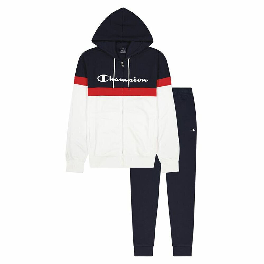 Täiskasvanute spordiülikond Champion Colourway Full Zip Valge S6442252 hind ja info | Meeste spordiriided | kaup24.ee