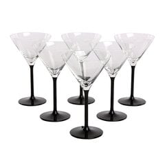 ONYX MARTINI CUP 6 TK 260ML цена и информация | Стаканы, фужеры, кувшины | kaup24.ee